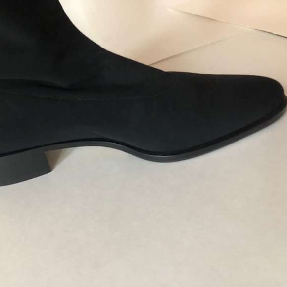 Soft, stretch, knee-high black PANARA boot. - Picture 2 of 8